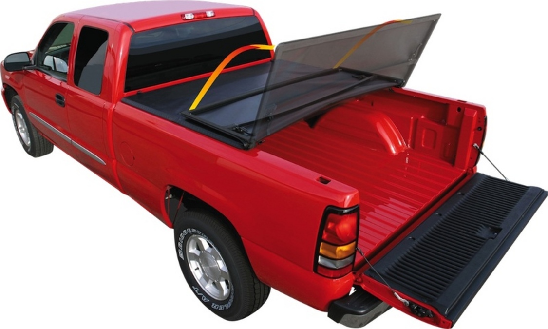 Truck Hardware Rugged Liner Rugged Cover Premium Vinyl Folding Tonneau Cover
