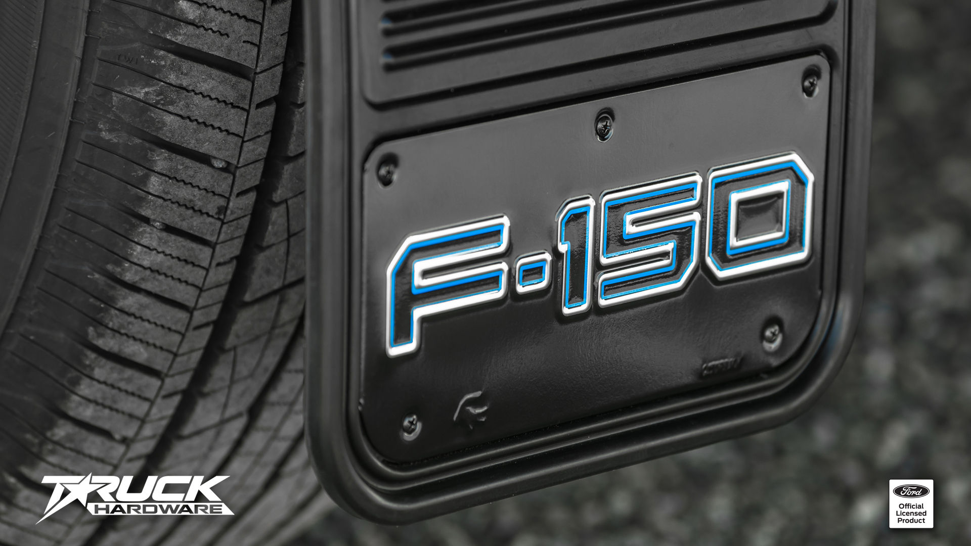Ford F-150 Lightning Blue Gatorback CR Mud Flaps