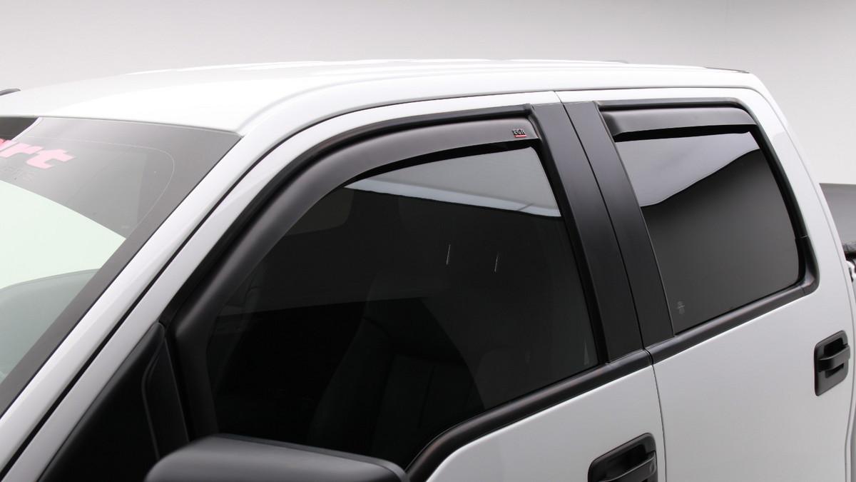 Custom Nissan Frontier >> Truck Hardware - EGR In-Channel Window Visors - Matte Black Custom Nissan Frontier >> Truck Hardware - EGR In-Channel Window Visors - Matte Black