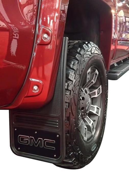 Truck Hardware Truck Hardware Gatorback GMC Mud Flaps Black/Wrap