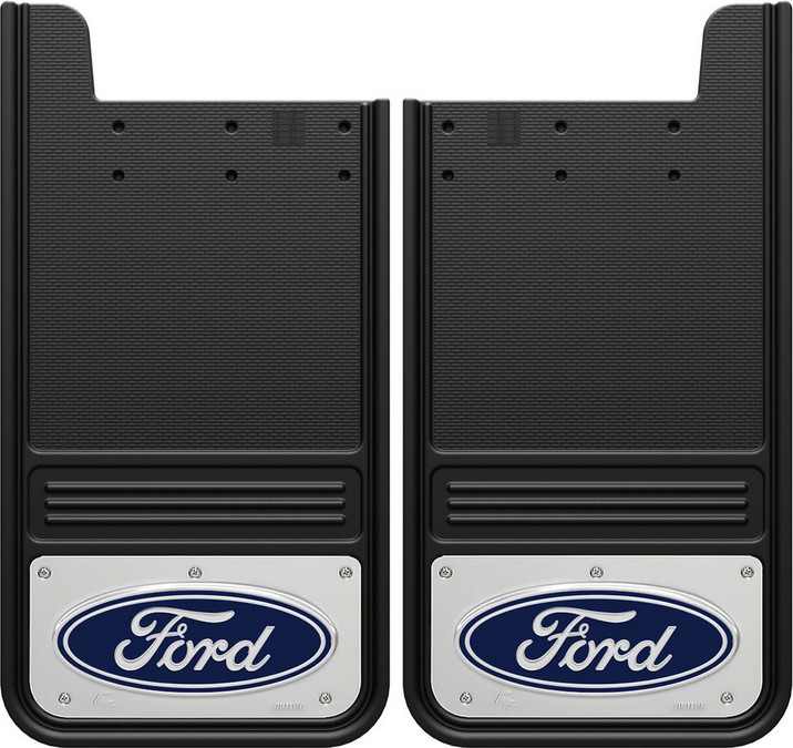 Gatorback Ford Logo Mud Flaps - Blue