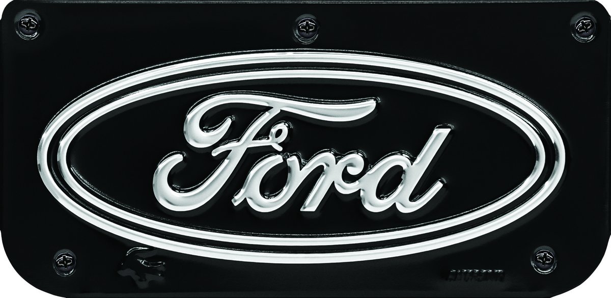 Gatorback Ford Logo Plate - Black/Wrap