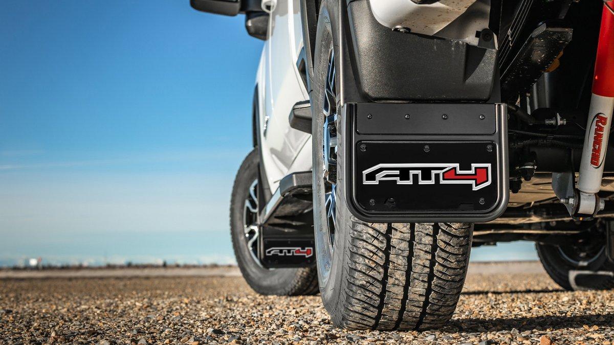 Truck Hardware Truck Hardware Gatorback CA AT4 Mud Flaps Black/Wrap