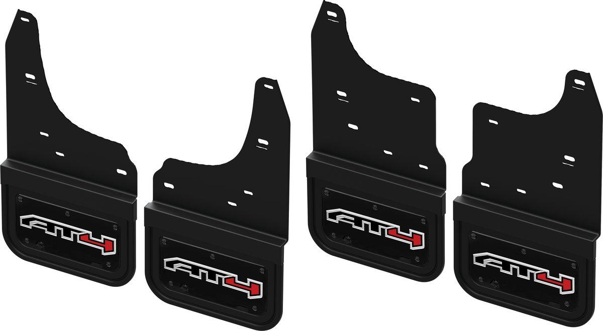 Truck Hardware Truck Hardware Gatorback CN AT4 Mud Flaps Black/Wrap