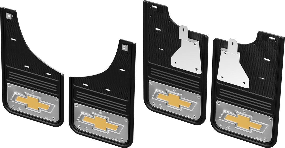 Truck Hardware Truck Hardware Gatorback CR Chevrolet Logo Mud Flaps