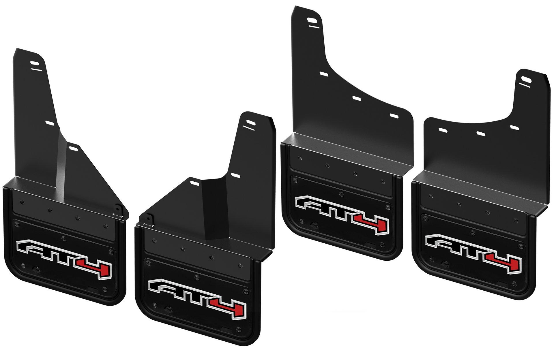 Truck Hardware Truck Hardware Gatorback CA AT4 Mud Flaps Black/Wrap
