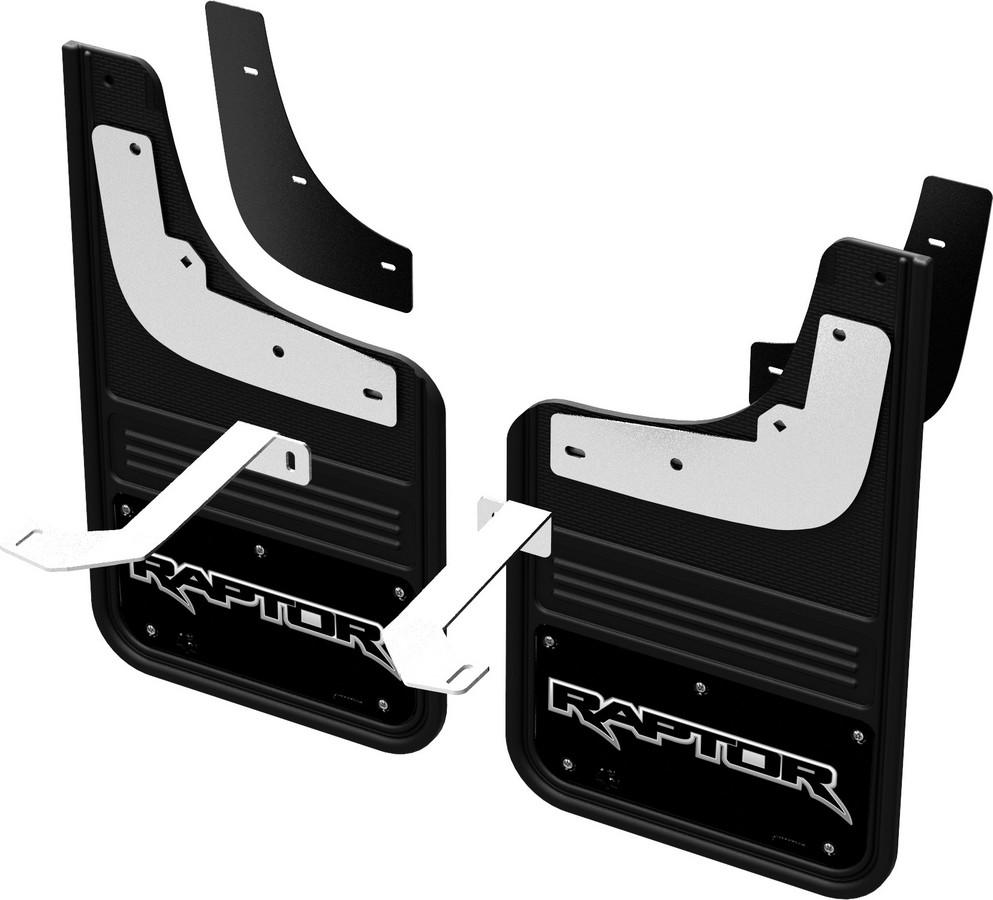 Truck Hardware Truck Hardware Gatorback CR Raptor Mud Flaps Black