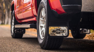 Gatorback CR Chevrolet Classic Logo Mud Flaps - Black