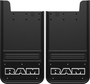Gatorback RAM Text Mud Flaps - Black/Wrap