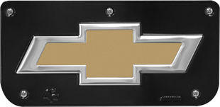 Gatorback Chevrolet Logo Plate - Gold/Black/Wrap
