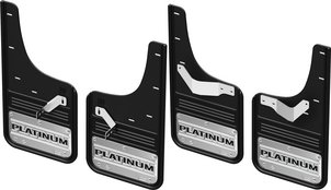 Gatorback CR Platinum Logo Mud Flaps - Black