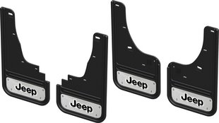 Gatorback CR Jeep Logo Mud Flaps - Black