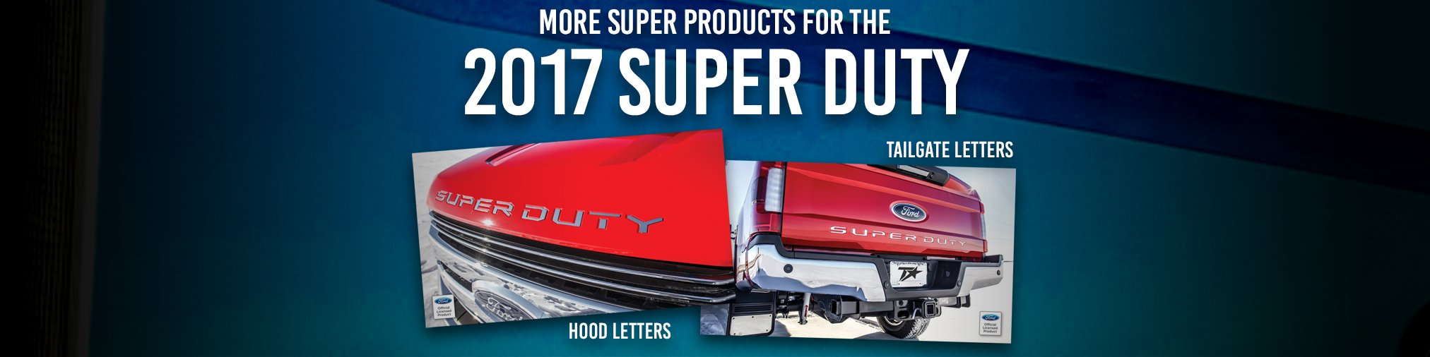 2017 Ford Super Duty Letters
