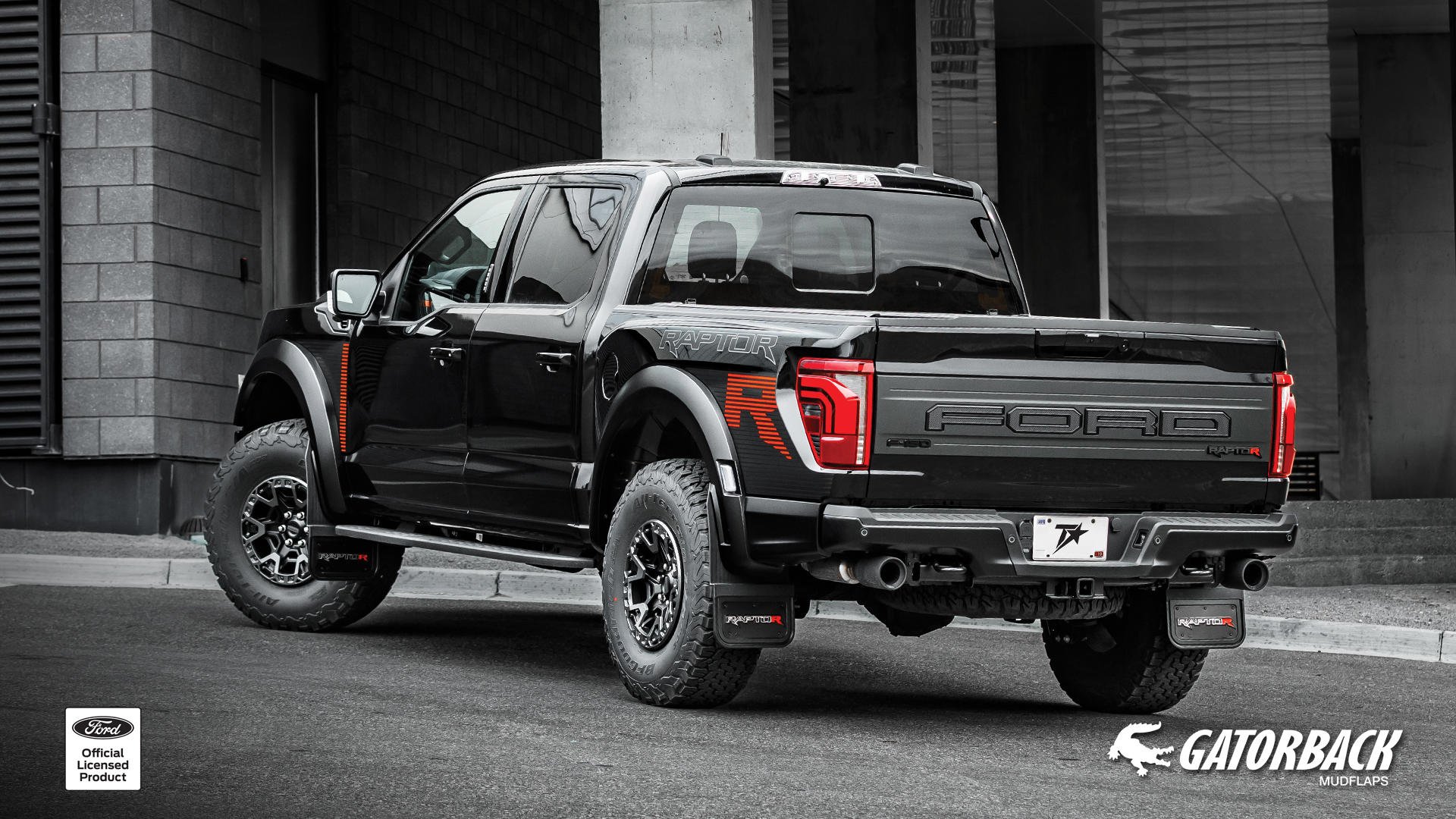 2025 Ford F-150 Raptor R Logo Mud Flaps