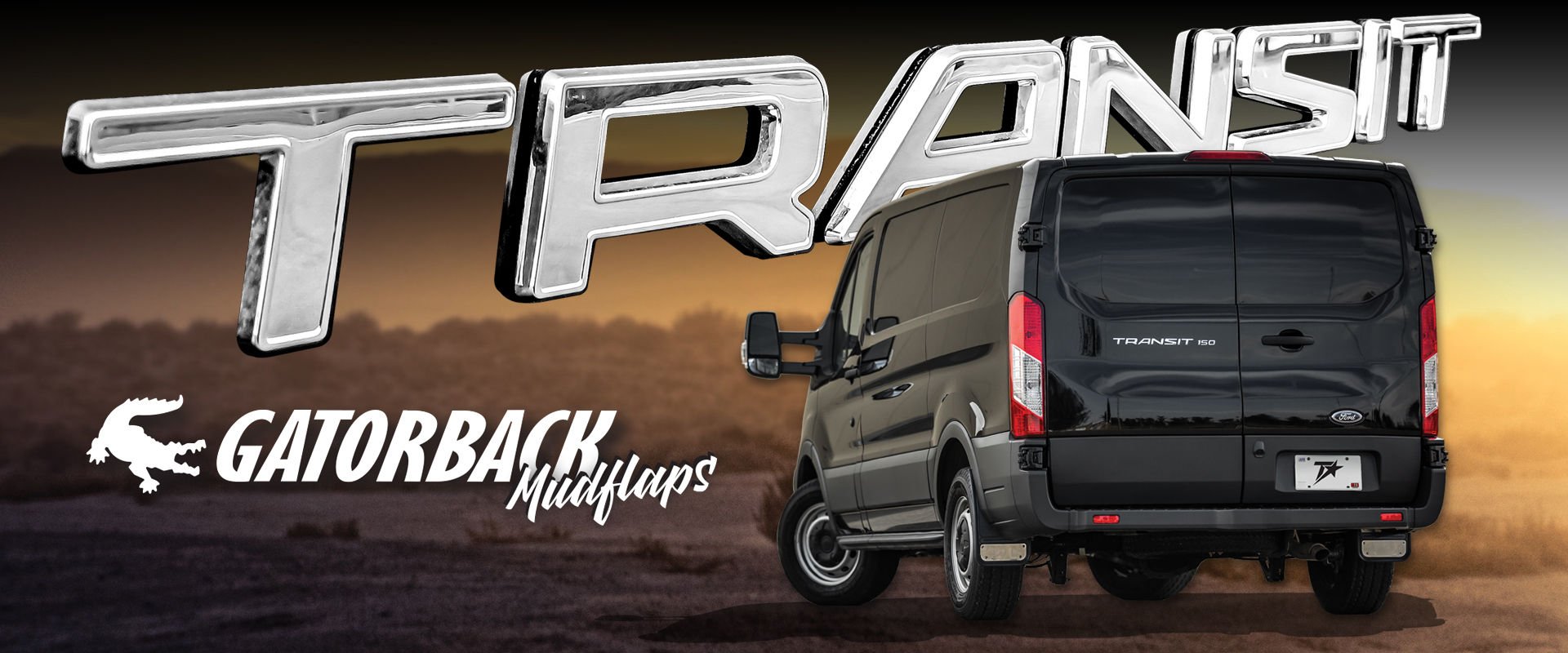 Gatorback CR Ford Transit Mudflaps