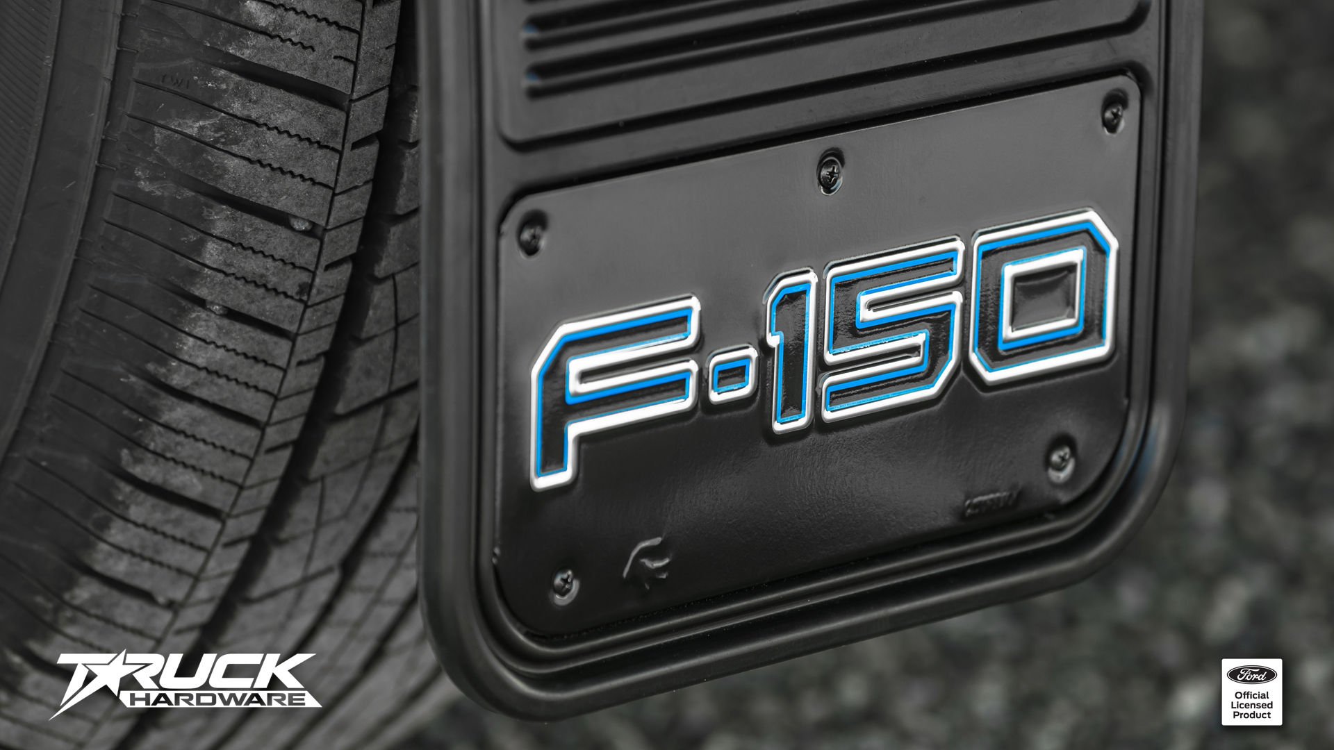 Ford F150 Lightning Blue Gatorback CR Mudflaps