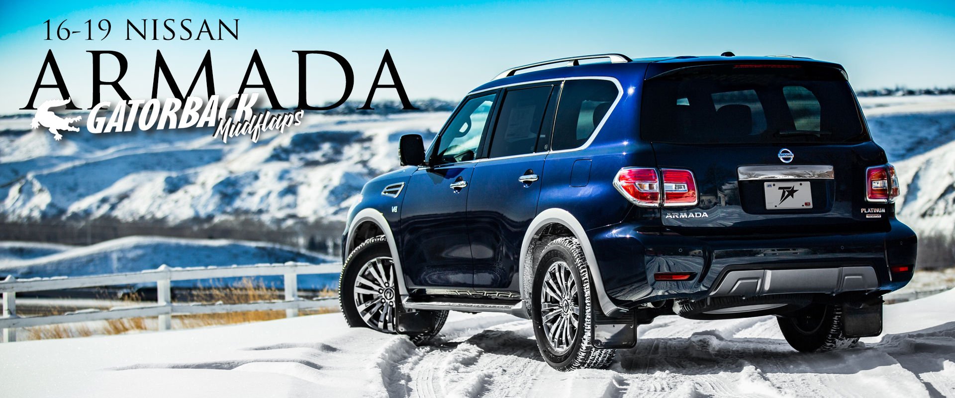 Gatorback CR Nissan Armada Mudflaps