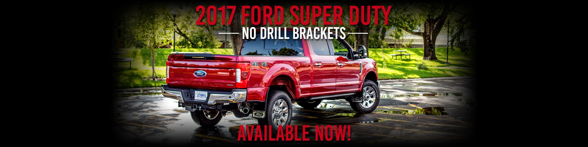 2017 Ford Super Duty NO Drill Brackets