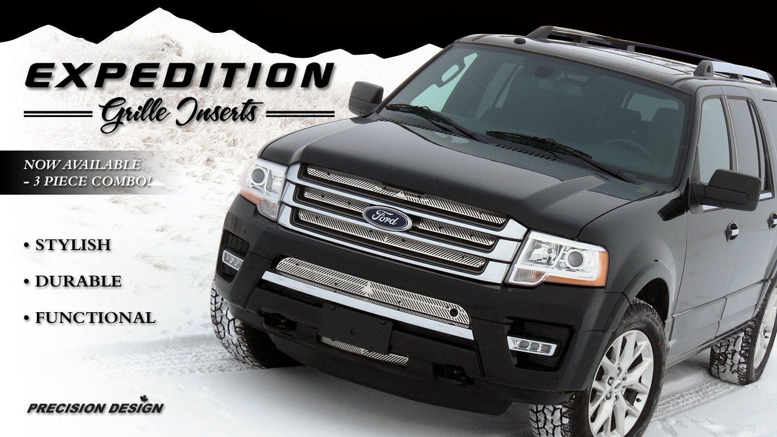 Precision Ford Expedition Grille Inserts